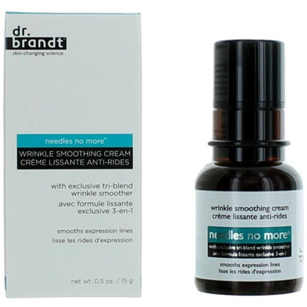 Dr. Brandt Women's Wrinkle Smoothing Cream - Needles No More Radiant Complexion, 0.5oz ,