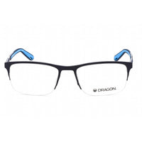 Dragon Men's Eyeglasses - Clear Lens Matte Navy Metal Rectangular Frame | DR5008 413 ,