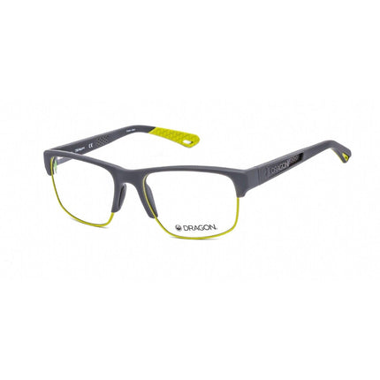 Dragon Men's Eyeglasses - Matt Grey Plastic Rectangular Frame | DRAGON DR5000 20 ,