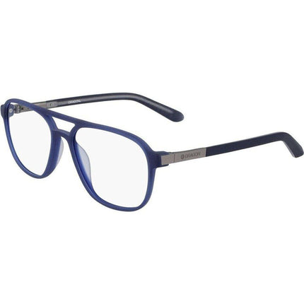 Dragon Men's Eyeglasses - Matt Navy Crystal Plastic Square Frame | DRAGON DR2005 415 ,