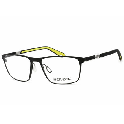 Dragon Men's Eyeglasses - Matte Black Metal Frame Clear Demo Lens | DR5007 002 ,