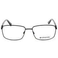 Dragon Men's Eyeglasses - Matte Black Rectangular Metal Full Rim Frame | DR2023 002 ,