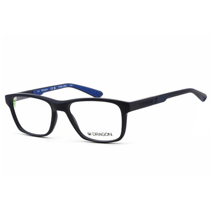Dragon Men's Eyeglasses - Matte Navy Rectangular Frame Clear Demo Lens | DR5013 410 ,