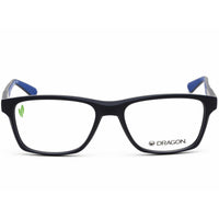 Dragon Men's Eyeglasses - Matte Navy Rectangular Frame Clear Demo Lens | DR5013 410 ,