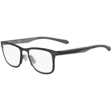 Dragon Men's Eyeglasses - Satin Gunmetal/Grey Square Frame | DRAGON DR176 WOLFE 70 ,
