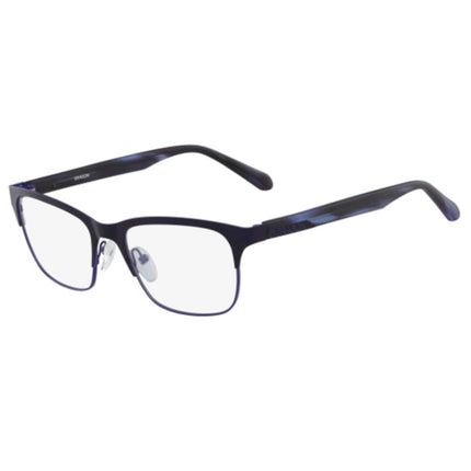 Dragon Men's Eyeglasses - Satin Navy Metal Rectangular Frame | DRAGON DR163 HEATH 403 ,