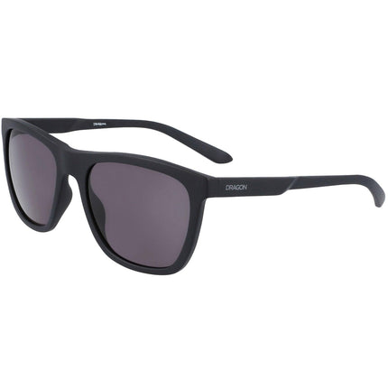 Dragon Men's Sunglasses - LL Smoke Lens Matte Black Plastic Frame | DR WILDER LL 002 ,