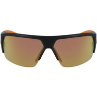 Dragon Men's Sunglasses - Matte Black and Orange Plastic Frame | DR RIDGE X LL 022 ,