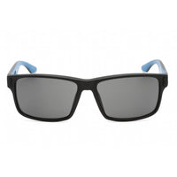 Dragon Men's Sunglasses - Matte Black/Blue Rectangular Frame | DR512S LL MI COUNT 008 ,