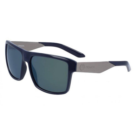 Dragon Men's Sunglasses - Navy Plastic Full Rim Square Frame | DR SPACE LL ION 410 ,