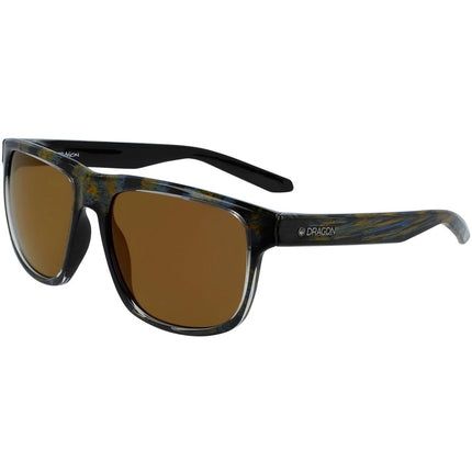 Dragon Men's Sunglasses - Rectangular Rob Machado Resin Frame | DR SESH LL ION 960 ,