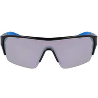 Dragon Men's Sunglasses - Silver Ion Lens Black Plastic Frame | DR TRACER X LL 001 ,