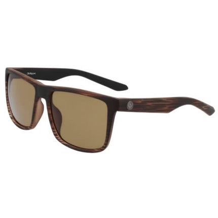 Dragon Men's Sunglasses - Teak Wood Plastic Full Rim Square Frame | DR MERIDIEN LL 234 ,