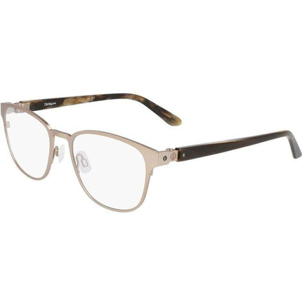 Dragon Unisex Eyeglasses - Matt Sand Metal Square Frame Demo Lens | DRAGON DR7006 200 ,