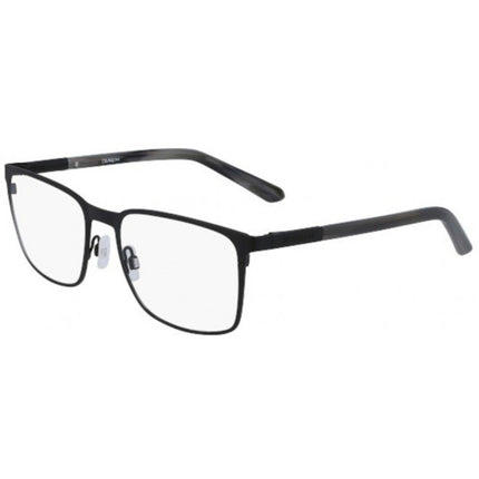 Dragon Unisex Eyeglasses - Matte Black Metal Rectangular Frame | DRAGON DR2016 2 ,