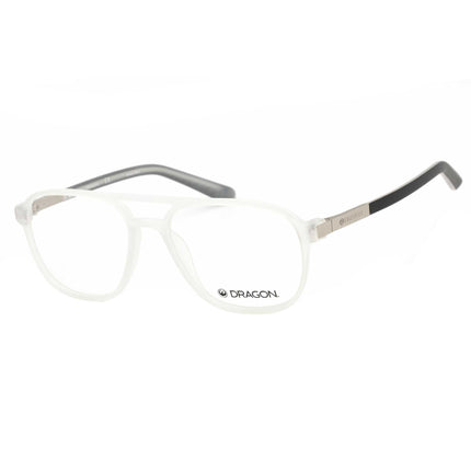 Dragon Unisex Eyeglasses - Matte Crystal Aviator Acetate Full Rim Frame | DR2005 971 ,