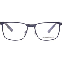 Dragon Unisex Eyeglasses - Matte Navy Square Full-Rim Metal Frame | DRAGON DR2016 413 ,