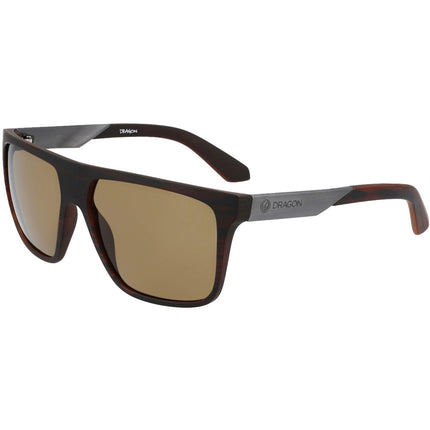 Dragon Unisex Sunglasses - Alliance Brown Lens Dark Havana Frame | DR VINYL LL 234 ,