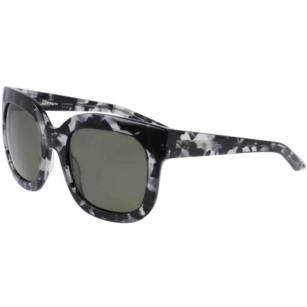 Dragon Unisex Sunglasses - Black Tortoise Square Shaped Frame | DRAGON DR FLO LL 60 ,