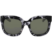 Dragon Unisex Sunglasses - Black Tortoise Square Shaped Frame | DRAGON DR FLO LL 60 ,