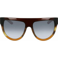 Dragon Unisex Sunglasses - Dark Brown Horn Gradient Frame | DRAGON DR DUSK LL 259 ,