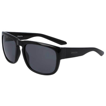 Dragon Unisex Sunglasses - Full Rim Black Square Plastic Frame | DRAGON DR RUNE 1 ,