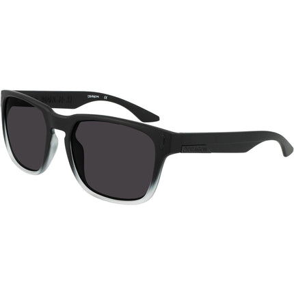 Dragon Unisex Sunglasses - Matte Black Gradient/White | DRAGON DR MONARCH XL LL POL 9 ,