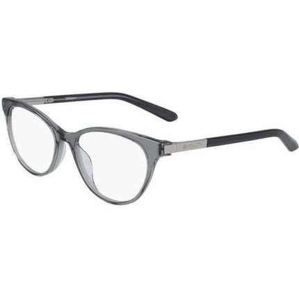 Dragon Women's Eyeglasses - Grey Crystal Plastic Cat Eye Frame | DRAGON DR2012 22 ,