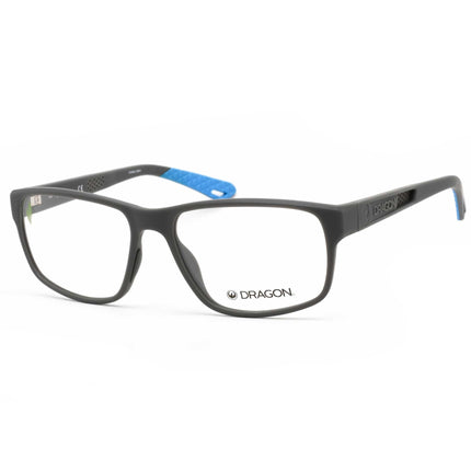 Dragon Women's Eyeglasses - Matte Grey Full Rim Frame Clear Demo Lens | DR5001 020 ,