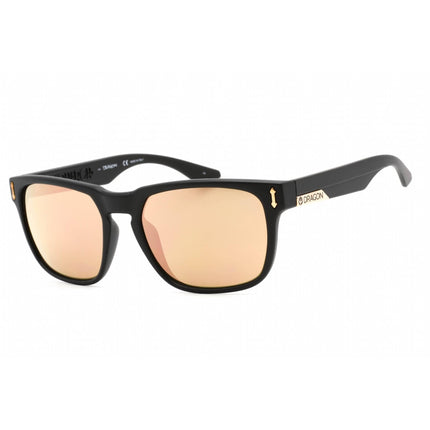 Dragon Women's Sunglasses - Matte Black Plastic Square | DR513SI LL MI MONARC 008 ,