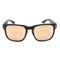 Dragon Women's Sunglasses - Matte Black Plastic Square | DR513SI LL MI MONARC 008 ,