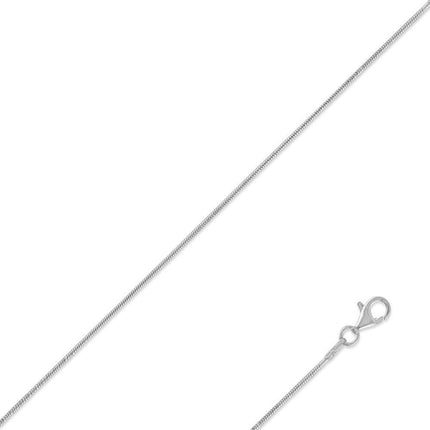 Sterling Silver Snake Chain, 20" ,