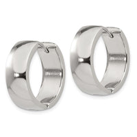 Stainless Steel Hinged Hoop Earrings ,