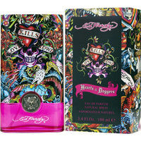 Ed Hardy Hearts & Daggers by Christian Audigier, 3.4 oz Eau De Parfum Spray for Women ,