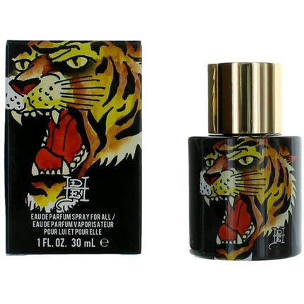 Ed Hardy Unisex Eau De Parfum Spray - Tiger Ink Intoxicating Spice and Warmth, 1oz ,