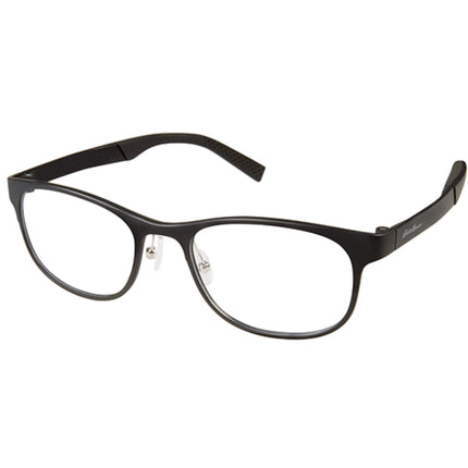 Eddie Bauer Men's Eyeglasses - Black Plastic Frame Demo Lens | EDDIE BAUER 32001 BK ,