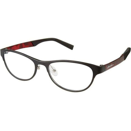 Eddie Bauer Women's Eyeglasses - Black Plastic Oval Frame | EDDIE BAUER 32200 BK ,