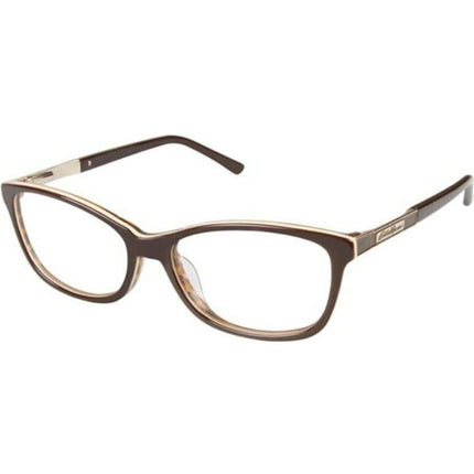Eddie Bauer Women's Eyeglasses - Brown Full Rim Frame Demo Lens | EDDIE BAUER 32209 BR ,