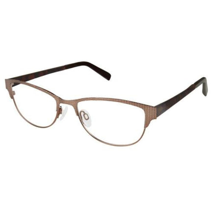 Eddie Bauer Women's Eyeglasses - Brown Metal Cat Eye Frame | EDDIE BAUER 32202 BR ,
