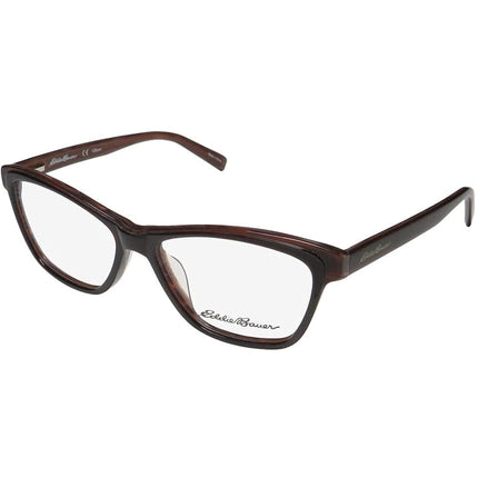 Eddie Bauer Women's Eyeglasses - Brown Plastic Cat Eye Frame | EDDIE BAUER 32211 BR ,
