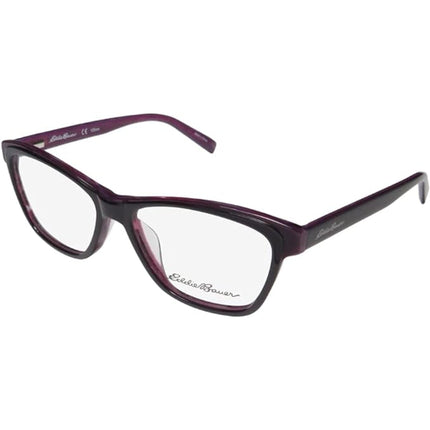 Eddie Bauer Women's Eyeglasses - Purple Plastic Cat Eye Frame | EDDIE BAUER 32211 PU ,