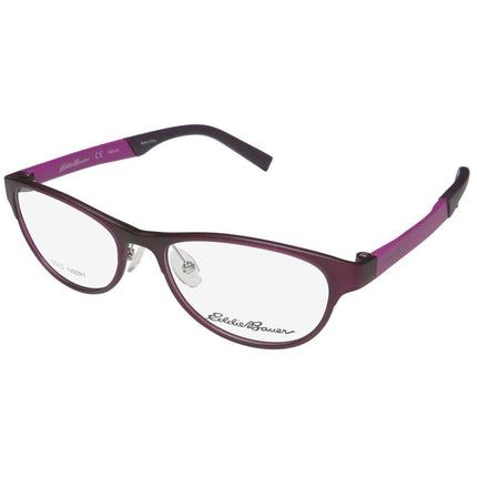 Eddie Bauer Women's Eyeglasses - Purple Plastic Oval Frame | EDDIE BAUER 32200 PU ,