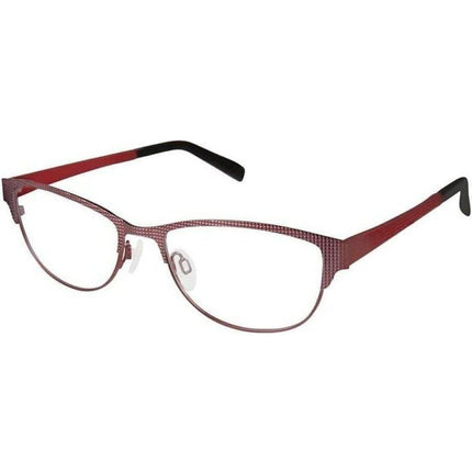 Eddie Bauer Women's Eyeglasses - Wine Metal Cat Eye Frame | EDDIE BAUER 32202 WI ,