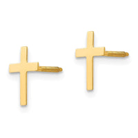 Madi K Kid's 14k Cross Post Earrings ,