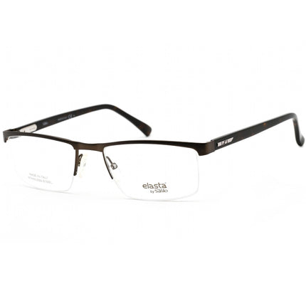 Elasta Men's Eyeglasses - Adjustable Nose Pads Matte Brown Frame | E 7243 04IN 00 ,