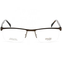 Elasta Men's Eyeglasses - Adjustable Nose Pads Matte Brown Frame | E 7243 04IN 00 ,
