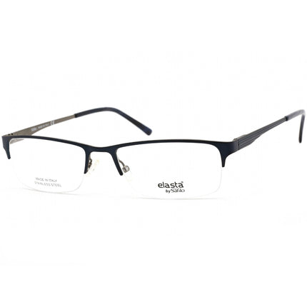 Elasta Men's Eyeglasses - Adjustable Nose Pads Matte Navy Shape Frame | 3099 0DL9 00 ,