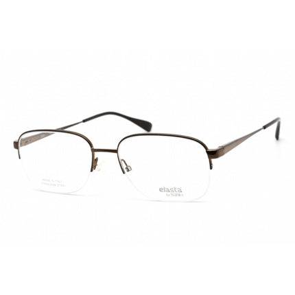 Elasta Men's Eyeglasses - Brown Stainless Steel/Acetate Rectangular | E 7238 009Q 00 ,