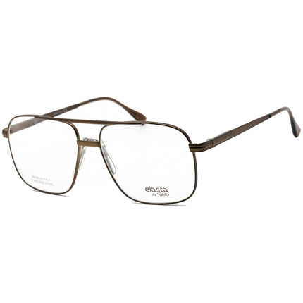 Elasta Men's Eyeglasses - Clear Demo Lens Full Rim Brown Steel Frame | E 7228 009Q 00 ,