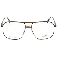 Elasta Men's Eyeglasses - Clear Demo Lens Full Rim Brown Steel Frame | E 7228 009Q 00 ,